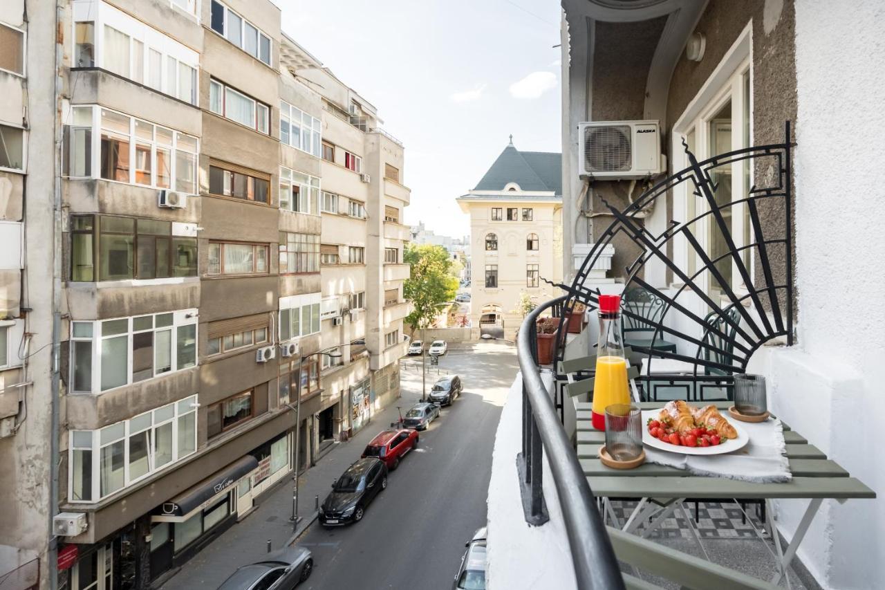 Cismigiu Serenity: 1Br Flat With Scenic Balcony 부쿠레슈티 외부 사진